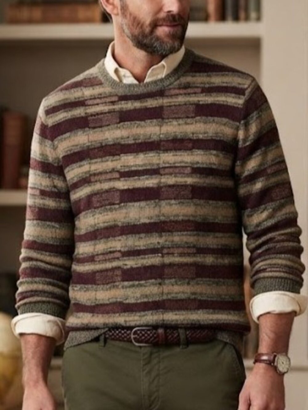 Vintage Grandpa Cozy Crewneck Sweater
